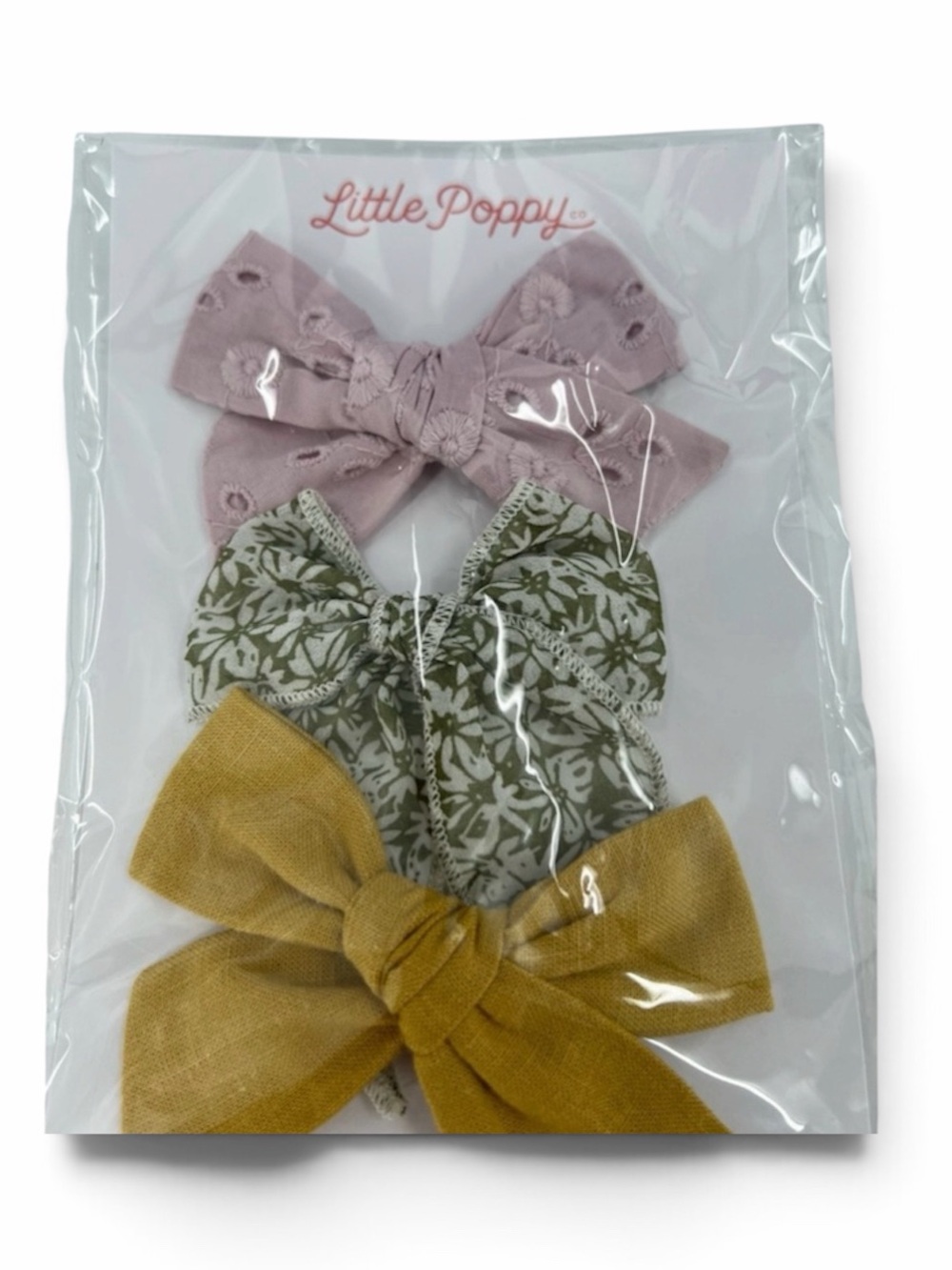 Little poppy 3 bows new